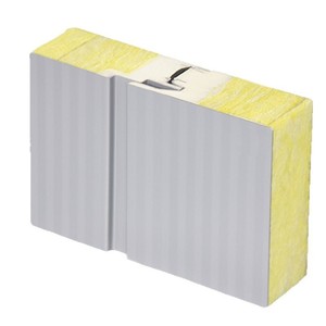 10Cm 3 Inch Dày PU Sợi Thủy Tinh Bọt Cách Điện Bên Ngoài Bức Tường Bánh Sandwich Bảng Điều Chỉnh Thép Chống Cháy Thân Thiện Với Môi Cho Nhà Kho - Product Image 1