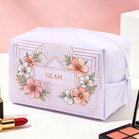 Juego de 3 Bolsas de Cosméticos Impermeables para Viaje, Bolsa de Aseo Transparente de PVC, TPU y Cuero, Bolsa de Maquillaje, Aprobada por la TSA para Estadios