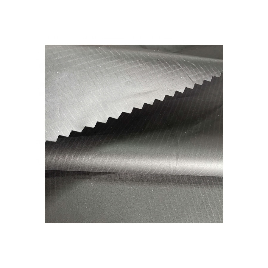 20D 100% Recycled Nylon 0.2 Ripstop Waterproof Woven Fabric 2 Sides Silicone Coating Lightweight Sportswear Tents Sliding Sheets