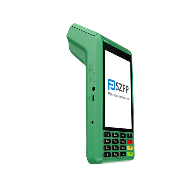 FP3550 Smart Android POS System Handheld Terminal 5.0 Inch Touch Screen 58mm Thermal Printer 4G/WiFi/BT Dual SIM 7.4V/3500mAh