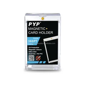 Porte-cartes magnétique de protection UV 35pt One Touch pour le trading de cartes de sport et de baseball étui de protection en vente en gros