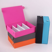 Boîte de présentation de lunettes en gros, étui portable pour lunettes, boîtes d'emballage personnalisées avec logo, étui à lunettes de soleil multi-compartiments en tissu Oxford