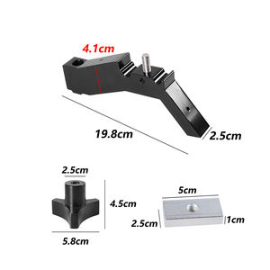 Jeu de crics JA-1003-BK Hi-Lift pour Toyota Tacoma CNC Machine <span class=keywords><strong>Maureen</strong></span> TTBM-100 support de Rail de lit en aluminium - Product Image 2