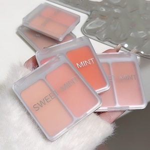 <span class=keywords><strong>Paleta</strong></span> de Rubor de Larga Duración, Maquillaje de Marca Privada, Polvo Mate <span class=keywords><strong>Iluminador</strong></span>, Productos Cosméticos de Belleza, Rubor Natural - Product Image 6