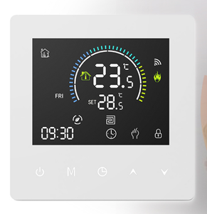 <span class=keywords><strong>Thermostat</strong></span> intelligent Tuya noir et blanc avec fonction Wifi 90V-<span class=keywords><strong>240V</strong></span> pour systèmes de chauffage au sol - Product Image 2