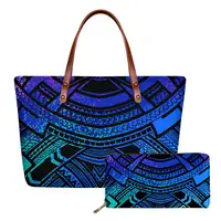 2021 yeni lüks çanta kadınlar için Samoa polinezya dövme tasarım büyük kol çantası Satchel çanta iş çanta cüzdan