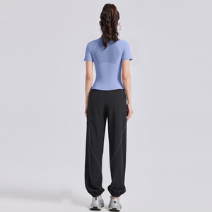 Conjunto de Yoga para Mujer, Tallas <span class=keywords><strong>XXL</strong></span>/<span class=keywords><strong>XL</strong></span>, Ecológico, Reciclable, Sin Costuras, Elástico, Transpirable, de 2 Piezas, Personalizable - Product Image 6