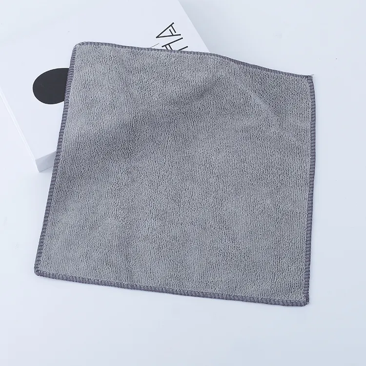 Chiffon de voiture en microfibre durable pour ménage chiffon en microfibre non tissé nettoyage gris 40x40cm serviette de lavage de voiture