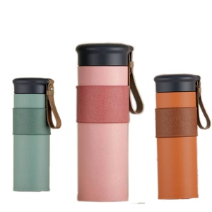 400ml Vacuum Insulated Coffee Mug Double Wall Stainless Steel Travel Tumbler Non Slip Office Car Cup 24h Thermal <b>Flask</b> - Product Image 1