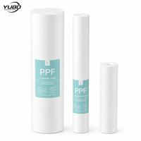 Kartrid Filter Melt Blown Polipropilena Inti Kapas PP untuk Filtrasi Cairan Kimia Minyak Air Industri Produsen OEM