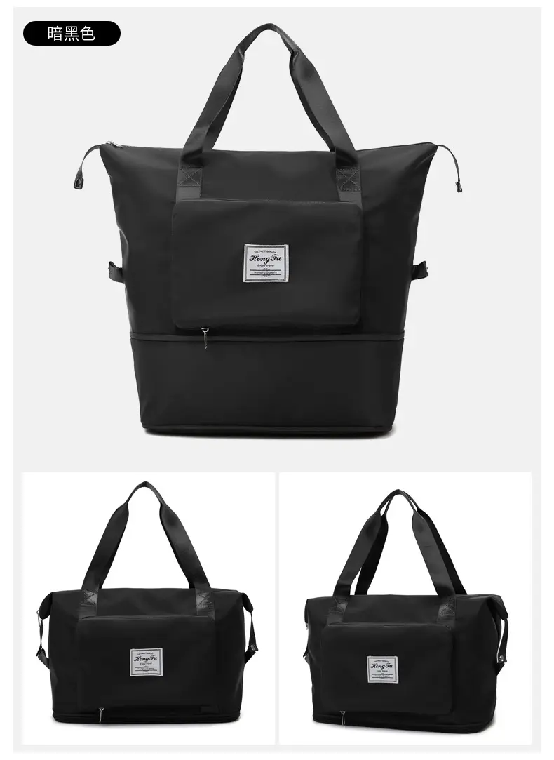 New Large Capacity Folding Travel Bags Waterproof Tote Handbag Travel Duffle Bags Women Multifunctional Travel Bags