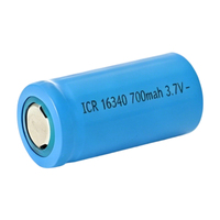 Harga Murah Baterai Li-Ion 16340 Cell 700mAh 800mAh 1100mAh 3.7Volt dengan Garansi 12 Bulan untuk Pelacak GPS Isi Ulang dan Kunci