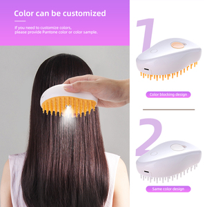 Brosse applicatrice de sérum capillaire portable avec distributeur d'huile et masseur de cuir chevelu pour huiles essentielles - Product Image 3