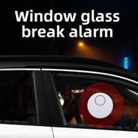 Alarme de sécurité domestique, mini capteurs de vibrations pour portes et fenêtres, alarme antivol 120 dB, plastique, Wi-Fi