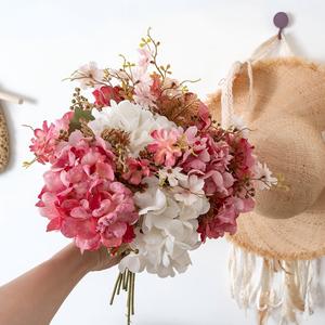 Floral Note Ink Rhyme Wedding Ins Style <b>Artificial</b> <b>Flowers</b> Snowflake <b>Hydrangea</b> for Home Decoration Cross-Border Wholesale - Product Image 2
