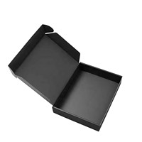 Boîte d'emballage plate en papier personnalisée, boîte cadeau magnétique de luxe en carton ondulé