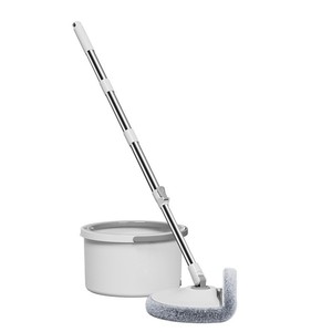 360 Rotating Self Wringing Mop and Bucket Set Microfiber Floor Cleaning Tool Sewage Separation for Home Office - Product Image 1