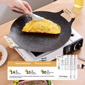 Camping-Grill pfanne im koreanischen Stil für den Heimgebrauch Tragbarer Elektroherd Außen kassetten herd Spezial grill Eisenplatte Aluminium - Product Image 4