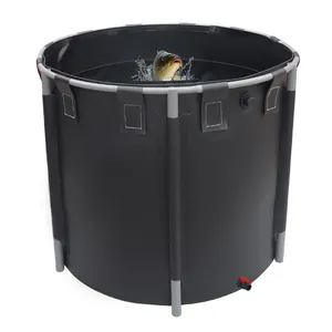 2023 Factory Customized PVC Round Fish Breeding Pools Frame Fish Tank Rain Water Collector