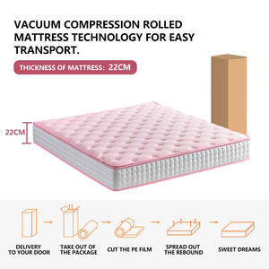Materasso in lattice naturale antibatterico, personalizzabile, anallergico, con spessore di 22 cm, personalizzabile - Product Image 3
