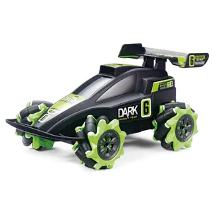 4WD 1/18 GHz รีโมทคอนโทรลไฟฟ้า RC Car โมเดลรถแข่ง RC ความเร็วสูง2.4แชสซีโลหะ