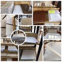 Panneau de séparation intérieur PVC et WPC 3m, ignifuge, écologique, moderne, pour salon, étanche, décor bois, prix usine