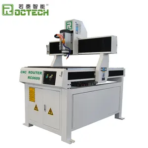 Alüminyum 3 eksen cnc 0609 ahşap cnc router ROCTECH için cnc router makinesi