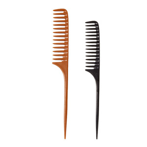 Peine de Plástico de Dientes Anchos para Resaltar el Cabello, Herramienta de Peinado para Uso Doméstico - Product Image 1