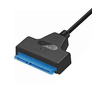 USB 3.0 كابل ساتا SATA إلى محول USB تصل إلى 6 جيجابت في الثانية دعم 2.5 بوصة الخارجية SSD HDD القرص الصلب 22 دبوس Sata III كابل