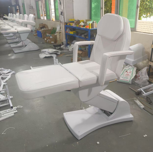 Table de massage portable WSS pliable blanche moderne à 3 moteurs, table de massage électrique pour salon de beauté, en vente - Product Image 6