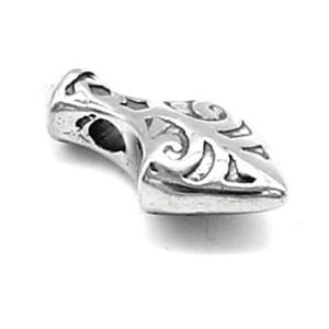 yunnique Stainless Steel <b>Dart</b> Shaped Bead Spacer For Bracelet Making 2.0mm Irregular DIY Jewelry Accessory - Product Image 2