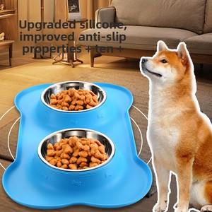 Support de gamelle en silicone détachable pour chat, gamelle pour nourriture et eau, écologique, pour chat, chaton, petit et moyen chien - Product Image 2