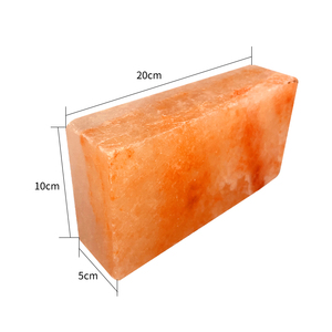 Chất Lượng Cao Cấp 20x10x5Cm Himalaya Đá Muối Gạch Với Nhôm Chân Đế Rãnh Thủ Công Tự Nhiên Cho Spa Tường Phòng Tắm Hơi Gạch - Product Image 6