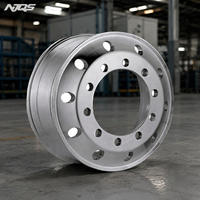 Jantes en aluminium NJQS 22,5 x 9,00 pour bus et camions, jantes en aluminium 12r 22,5