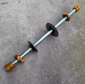 Eje Trasero con Asiento de Cubo de Rueda de Aleación de Aluminio <span class=keywords><strong>para</strong></span> Motocicleta Go-<span class=keywords><strong>kart</strong></span> de Derrape sobre Rieles de Cuatro <span class=keywords><strong>Ruedas</strong></span>, Hecho en Casa - Product Image 1