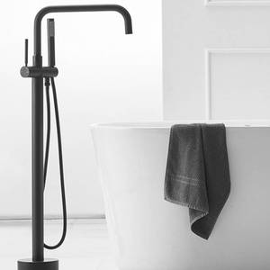 Latón Negro Mate Grifo <span class=keywords><strong>de</strong></span> Bañera <span class=keywords><strong>de</strong></span> Pie con <span class=keywords><strong>Ducha</strong></span> <span class=keywords><strong>de</strong></span> Mano para Baño Juego <span class=keywords><strong>de</strong></span> <span class=keywords><strong>Ducha</strong></span> - Product Image 4