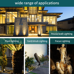 مصباح <span class=keywords><strong>LED</strong></span> من نوع MR16 للإضاءة الخارجية، إضاءة حدائق منخفضة الجهد، مصابيح حدائق نحاسية خارجية مقاومة للماء IP65، 2700 كلفن - Product Image 5