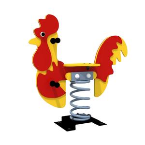 China Kids Parque <span class=keywords><strong>de</strong></span> Atracciones Equipo Gallo Patio <span class=keywords><strong>de</strong></span> recreo al aire libre Pe Steel Spring Riders Venta - Product Image 1