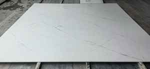 Camila White - Losa de Piedra Sinterizada Moderna, Mate, Fácil de Limpiar, Duradera, de Gran Formato, para Encimeras de Cocina, Paneles de Pared, Sala de Estar y Comedor - Product Image 2