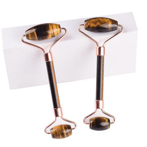 Rodillo de Jade de alta calidad para cara, Ojo de Tigre, rodillo de masaje de piedra de Jade, Etiqueta Privada, logotipo personalizado, rodillo de Jade de piedra Guasha - Product Image 2