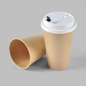 Vasos de papel blanco reciclados desechables de alta calidad, diseño de pared ondulada doble individual para sopa caliente, bebidas frías, vino, gran oferta - Product Image 4