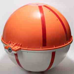 Esferas de advertencia de aeronaves Marcadores duraderos de alta visibilidad Mejoran la visibilidad diurna y alertan a los pilotos sobre los peligros de la línea aérea - Product Image 4