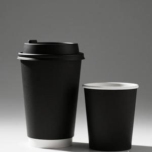 Gobelets à café de Noël recyclés à double paroi de 12 oz avec revêtement aqueux, impression numérique, logo personnalisé imprimé sur toute la surface - Product Image 4