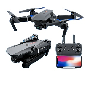 <span class=keywords><strong>E88</strong></span> Anfänger-Drohne mit Dual <span class=keywords><strong>Pro</strong></span> HD-Kamera Weitwinkel-Fernbedienung 1km Videoübertragung Indoor Hover Faltbarer Bürstenloser Motor <span class=keywords><strong>Quadcopter</strong></span> - Product Image 1