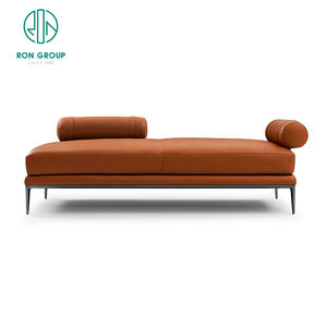 Conjunto de sofá moderno de estilo <span class=keywords><strong>italiano</strong></span>, mueble de salón en forma de L, de cuero, para villa, vestíbulo, sala de estar - Product Image 6