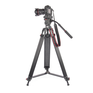 Trépied professionnel Jie Yang JY0606 pour appareil photo reflex avec tête amortie 75 mm compatible <span class=keywords><strong>Manfrotto</strong></span> - Product Image 5