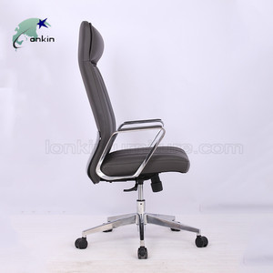Garantie Exécutif Gris Pivotante De Bureau <span class=keywords><strong>En</strong></span> <span class=keywords><strong>Cuir</strong></span> Ergonomique <span class=keywords><strong>Chaise</strong></span> De Bureau Chaises - Product Image 2
