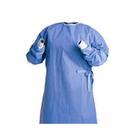 Paquet stérile médical bleu d'hôpital jetable chirurgical de robe de tissu non-tissé avec le trou