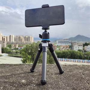 Tùy Chỉnh Nhôm <span class=keywords><strong>Tripod</strong></span> Điện Thoại Di Động Kẹp <span class=keywords><strong>Clip</strong></span> Bracket Kim Loại Điện Thoại Di Động Chủ Với 1/4 Vít Adapter - Product Image 2