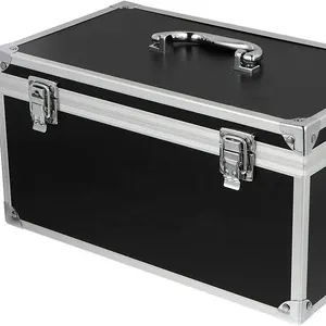 铝制工具箱，便携式硬包金属公文包工具箱，用于测试仪器工具29X16cm厘米